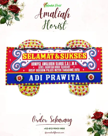 Papan Bunga Ucapan Selamat Wateskroyo